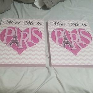 Paris Frames 11 1/2 by 15 1/2 inches.